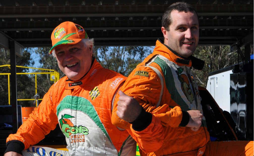Greg Willis and his son Tim may be mates at work and on the social scene, but it’s a different story on the track. Greg Willis and his son Tim may be mates at work and on the social scene, but it’s a different story on the track.